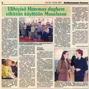 Hommas daghem2001KS