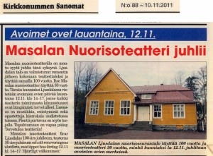 Masalan nuorisoteatteri2011